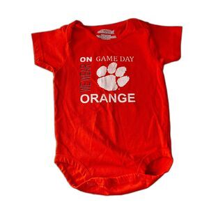 Clemson Tigers Baby Onesie 6 to 12 Months